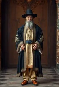 Jewish Rabbi Costume face swap