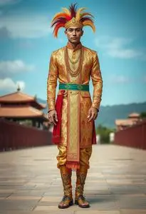 Male Exotic Costume face swap