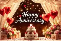 Anniversary Background Wallpaper. Add Your Photos