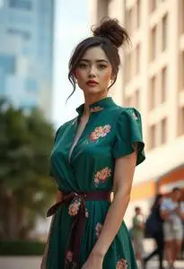 Funny Model Dress face swap