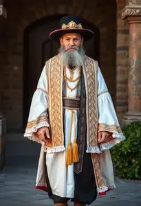 Mordechai Purim Costume face swap