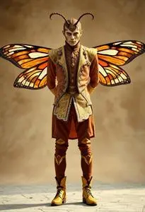 Moth Boy Costume face swap