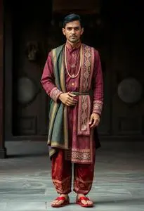 Nepali Traditional Dress Male face swap