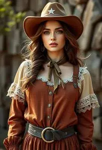 Old West Outfit face swap