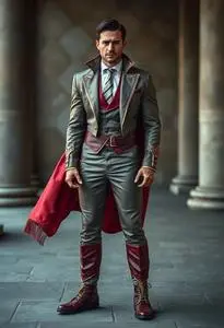 Super Villain Costume Male face swap