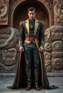 Super Villain Costume Male face swap