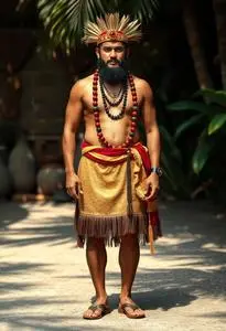 Polynesian Costume Male face swap
