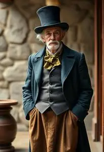 Ebenezer Scrooge Outfit Fancy Dress face swap