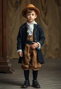 Classical Composer Kid Costume face swap