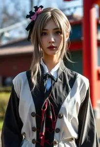 Cosplay Mitaka Fancy Dress face swap