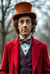 Gene Wilder Wonka Costume face swap