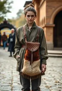 Hermiones Mokeskin Pouch Costume Bag face swap