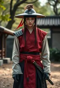 Katana Costume face swap