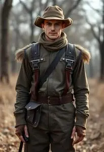 Hunting Costume face swap