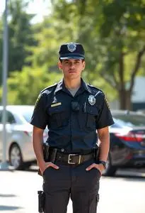 Parole Officer Costume face swap