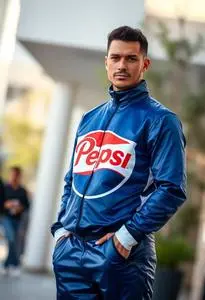 Pepsi Man Suit Costume face swap