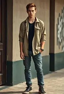 Outfit Dylan Brien face swap