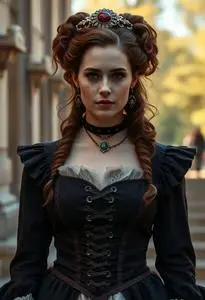 Queen Hearts Helena Bonham Carter Costume face swap