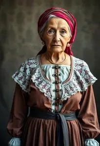 There Was Old Lady Costume face swap