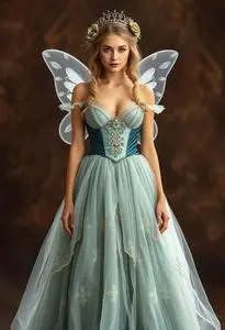 Adult Fairy Princess Dress Face Swap