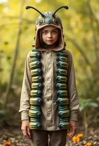 Caterpillar Bugs Life Costume face swap