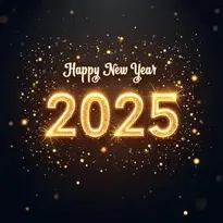 Happy New Year 2025 Wallpaper Background. Add Your Photos