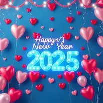 Happy New Year 2025 Wallpaper Background. Add Your Photos