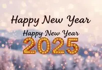 Happy New Year 2025 Wallpaper Background. Add Your Photos