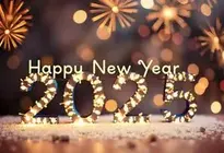 Happy New Year 2025 Wallpaper Background. Add Your Photos