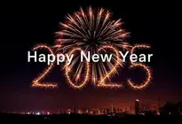 Happy New Year 2025 Wallpaper Background. Add Your Photos
