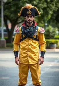 Cannonball Run Captain Chaos Costume face swap