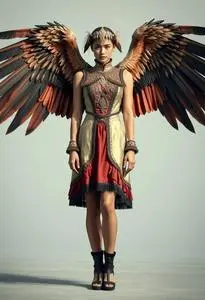 Vulture Wings Costume face swap