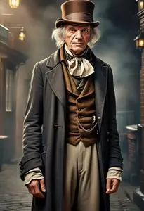 Ebenezer Scrooge Costume face swap