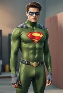 Generic Superhero Costume face swap