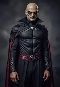 Adult Super Villain Costume face swap