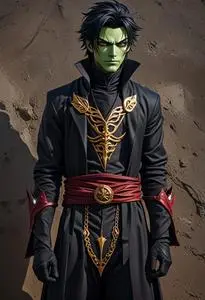 Anime Villain Costume face swap