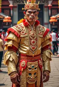 Barong Saya Costume face swap