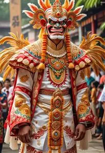 Barong Saya Costume face swap