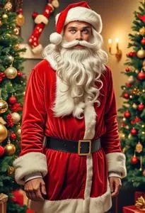Blow Santa Costume face swap