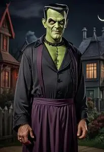 Munsters Plus Size Herman Munster Costume face swap
