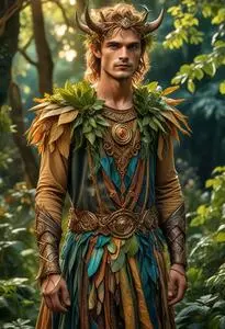 Oberon Costume Midsummer Nights Dream face swap