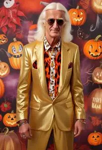 Jimmy Savile Halloween Costume face swap