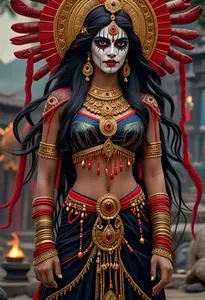 Kali Maa Costume face swap