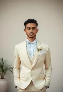 Husband Wedding Suit face swap