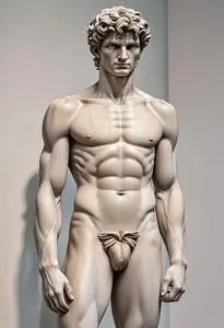 Michelangelo David Costume face swap