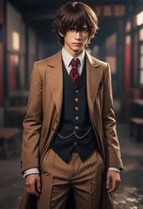 free-costume-fancy-dress-face-swap-dazai-port-mafia-face-swap