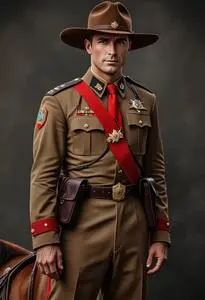 Man Canadian Mountie RCMP face swap