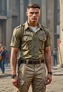 Man Sergeant Adult face swap