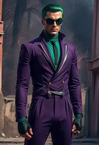 Man Super Villain RompHim face swap