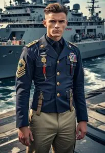Maritime Warfare Officer face swap